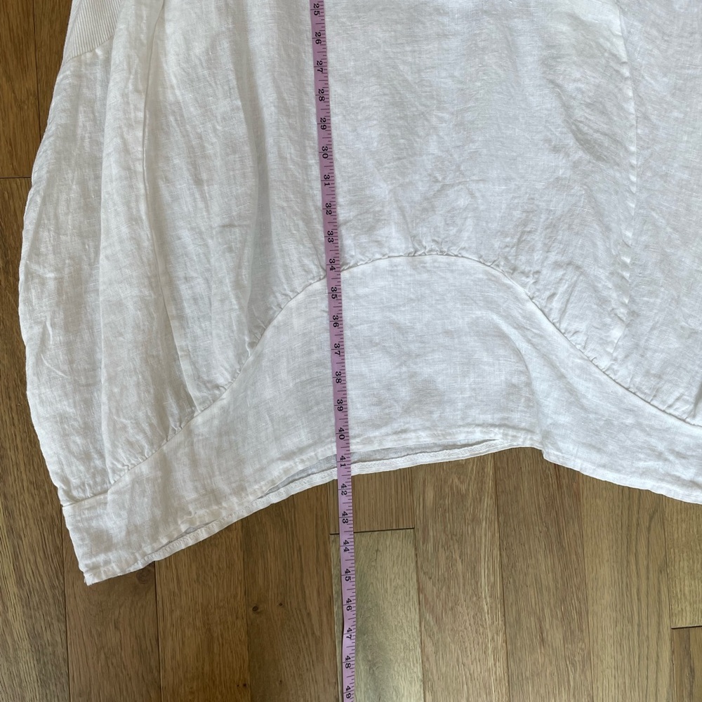 Luna Dress - 100% Linen Midi Dress made in Italy - Picture 11 of 15